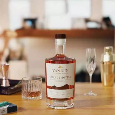 100ml Glass Whiskey Gin Vodka Tequila Bottles with T-Cork